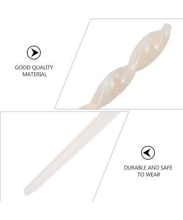 Beaupretty Acetate Hair Sticks - Twist Design Chopsticks (2pcs) - Japanese Vintage Hair Accessories - Buy Online on GoSupps.com