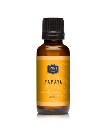 P&J Trading - Papaya Scented Oil 30ml - Fragrance Oil for Candle Making Soap Making Diffuser Oil