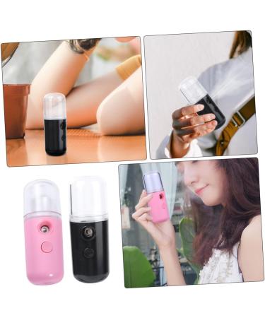 Beavorty 4 pcs Spray Hydrating Apparatus mini spray bottle pink cleaner portable humidifiers handheld facial 10.5x3.5cmx2pcs Pink Blackx2pcs - Buy Online on GoSupps.com