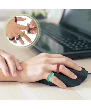 Hnjusr 12-Piece Acupressure Ring Set - Finger & Toe Massage Rings for Stress Relief & Improved Blood Circulation - Buy Online on GoSupps.com