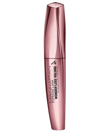 Manhattan Supreme Lash Wonder'luxe Volume Mascara Black Fine brush for full eyelashes and maximum volume mascara for more length and density