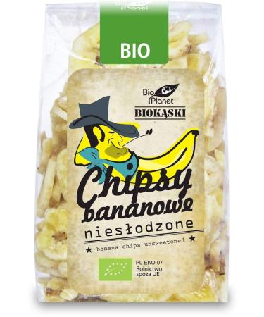 Unsweetened banana chips ORGANIC 150g - BIO PLANET