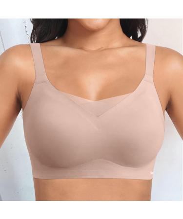 Shop BH Sexy Women s Seamless Push-Up Bustier | Big Breasts Minimizer & T-Shirt Bra in Modern Beige - Buy Online on GoSupps.com