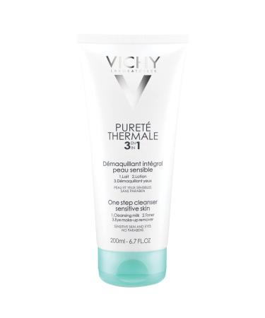 Vichy Puret  Thermale One Step Facial Cleanser  Multi Purpose Face Wash  Toner & Makeup Remover  Suitable for Sensitive Skin 6.7 Fl Oz (Pack of 1) - Buy Online on GoSupps.com