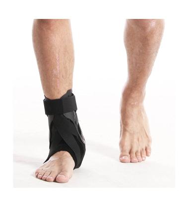 Ankle Support with Adjustable Belt Ankle Brace for Plantar Fasciitis Heel Pain Sports Foot Compression Sleeve for Men&Women (Color : Black Size : M) M Black