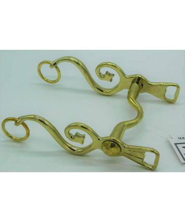 Kandare Spanish Baroque Portuguese Show Spurs - 12.5 13.5 15.5 16.5 | Gold & Silver | Includes Chin Chain - Buy Online on GoSupps.com