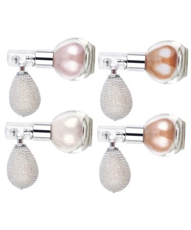 Hemoton 4pcs Body Powder Spray Glitter Spray Shimmering Spray Powder Eyeshadow Pressed Powder Spray Powder Spray Glitter Loose Highlighter Powder Spray Miss Plastic Make up