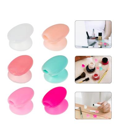 FRCOLOR 6pcs Lip Brush Set - Silicone Lip Gloss Applicator & Protector Covers | Anti-Lost Makeup Tools - Buy Online on GoSupps.com