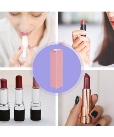 EXCEART 50Pcs Kraft Paper Lipstick Boxes - Essential Oil Packaging Boxes for DIY Beauty Accessories - Makeup Organizer Tube Storage in Pink - Buy Online on GoSupps.com