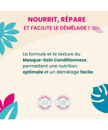 ACTIVILONG - Masque-Soin Conditionneur Acticurl - Tous Type De Boucles - D m le Et Nourrit En Profondeur - 97% D'Ingr dients Naturels - Made In France - 300ml - Buy Online on GoSupps.com