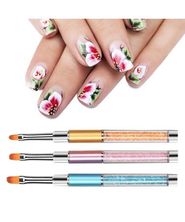 Pack of 3 Nail Painting Pens & Rhinestone Punch Tools for Stunning Nail Art - Easy to Use! - Buy Online on GoSupps.com