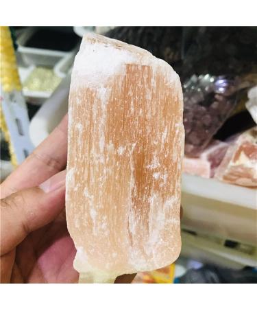 Collection Natural raw Yellow Gypsum Stone Selenite Healing Crystal Specimen (Size : 100-130g) - Buy Online on GoSupps.com