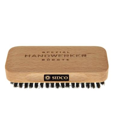 SIDCO Craftsman Wild Boar Bristle Nail Brush - Hand Washing Brush - Dark - 1 Piece - Ideal for Professional Cleaning - Buy Online on GoSupps.com