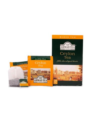 Ahmad Tea Ceylon Black Tea - 20 Aroma-Sealed Teabags | Premium International Shipping - Buy Online on GoSupps.com