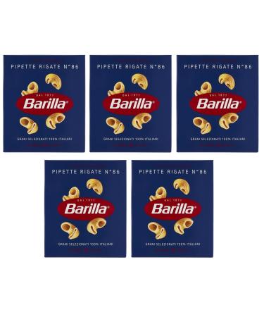 Barilla Pack of 5 Barilla Rigate pasta pipettes no. 86 - 500g pack