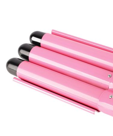 3 Barrel Curling Iron - Fast Heating Ceramic Hair Crimper & Waver Portable Adjustable Temperature Hair Curling Tool for Perfect Waves - Buy Online on GoSupps.com