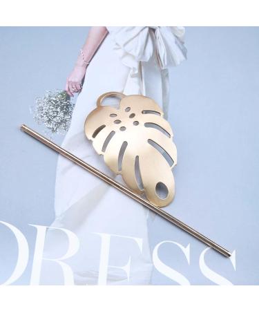 Yheakne Vintage Leaf Hair Clip - Gold Metal Bun Holder for Women and Girls - Buy Online on GoSupps.com