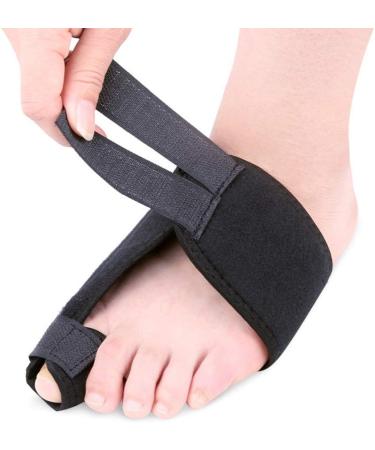 Hallux Valgus Bunion Corrector - Adjustable Sleeve & Sock for Overlapping Toes - Black - Buy Online on GoSupps.com