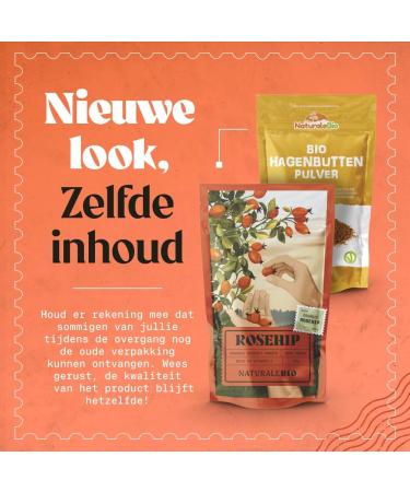 Organic Raw Rosehip Powder 400g Whole rose hips ground Raw food quality Natural and Pure from Rosehips Organic Rich in Vitamin C ideal for Tea and Smoothies NaturaleBio 400 g pack of 1 - Buy Online on GoSupps.com