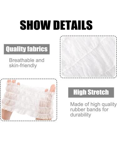 50 Pieces Disposable Headbands for Facials Non-Woven Spa Disposable Headbands Elastic Hair Wraps Disposable Headbands for Facials Soft Makeup Salon Skin Care Hair Band for Women Girls (White) - Buy Online on GoSupps.com