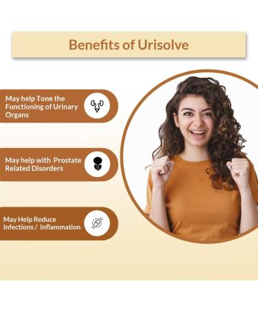 Urisolve Kidney Care Herbal Supplement | Asparagus Racemosus & Terminalia Chebula | Non-GMO | Vegan | Urinary System Support - 80 Tablets - Buy Online on GoSupps.com