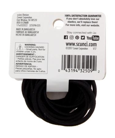 Scunci Fine Hair Elastics - Pack of 2 | Gentle Hold for Thin Hair - Buy Online on GoSupps.com