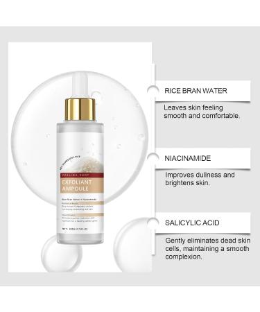 Rubu22a 2025 new black and white rice peeling upgrade peel shot glow rice ampoule duo peeling gel moisturizing ampoule for daily skin care 80 ml + 80 ml 037 g 300er Pack - Buy Online on GoSupps.com