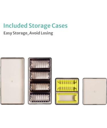 6Pcs Guide Combs for Philips One Blade & One Blade Pro QP Series - Stubble Combs (1/2/3/5) - Skin and Body Comb with Storage Cases - Buy Online on GoSupps.com