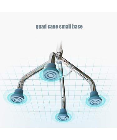 Quad Cane Adjustable Walking Cane with 4 Pronged Feet for Extra Stability Small Quad Base for Men Women and Seniors Silver Star of Light - Buy Online on GoSupps.com