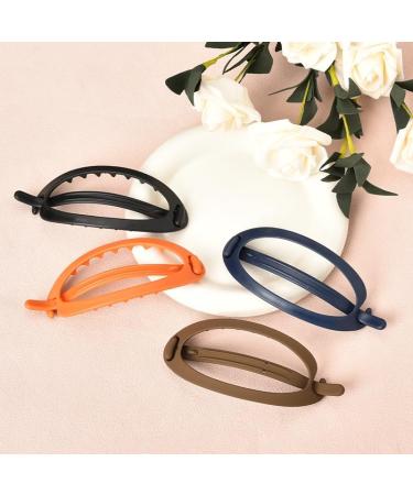 French Hair Barrette Clips Large Hair Clips for French Twist Clip for Bun Ponytail Holder Closure Hair Slide No Slip Grip Hairpins Matte Hair Claw Clips Accessories for Women Girls - Buy Online on GoSupps.com