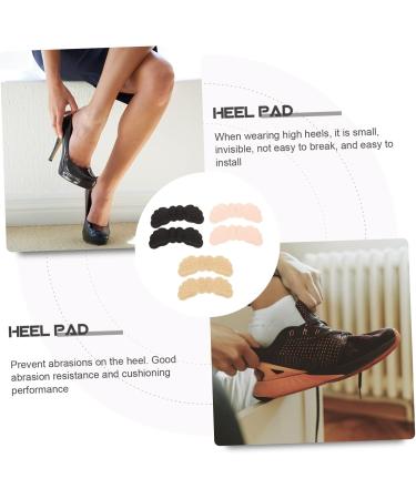 FRCOLOR 3 Pairs Heel Wear Pads - Anti-Slip Cushions for High Heels | Ladies Shoe Grips & Back Liners | Non-Slip Insole - Assorted Colors - Buy Online on GoSupps.com