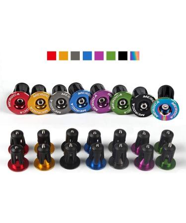 Aluminum Bike Handlebar End Plugs - Locking Bar Caps for Road & Mountain Bikes - Black - Buy Online on GoSupps.com