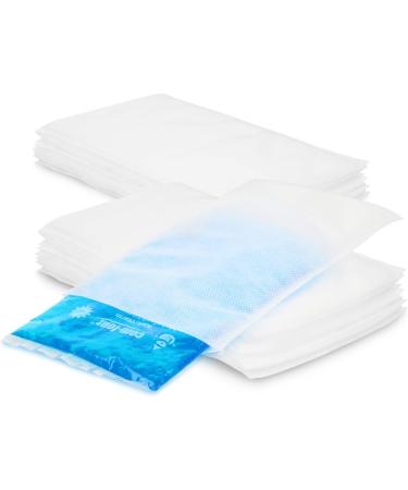Com-Four 50x Disposable Fleece Shells for Gel Compress | Protective Cover for Cold & Warm Therapy | Small Size 50 Pieces - Optimal Skin Protection - Buy Online on GoSupps.com