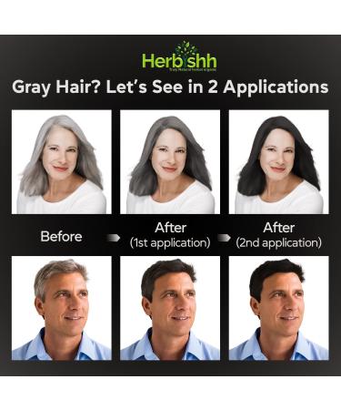 Herbishh Hair Color Cream for Gray Coverage No Rinse Hair Dye for Men & Women with Argan Oil Long Lasting & Safe Formula Advanced Japanese Technology - Buy Online on GoSupps.com
