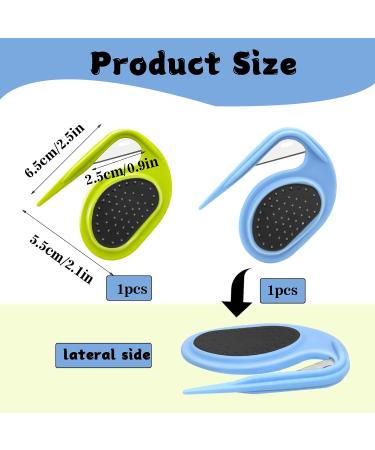 2-Piece Pet Knotting Comb Tool - Best Hair Removal Comb for Cats & Dogs | Remove Matted Hair - Green & Blue - Buy Online on GoSupps.com