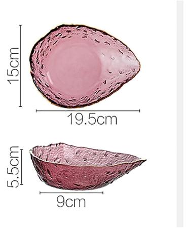 Fruit Bowl Salad Bowl Glass Bowls Hammered Phnom Penh Glass Bowl Transparent Fruit Salad Dessert Bowl Household Kitchen Tableware Candy Bowls (Color : Gray) (Color : Gris) (Color : Transparent) - Buy Online on GoSupps.com
