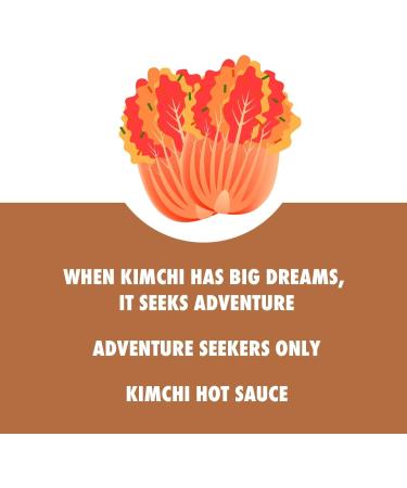 Kimchi Hot Sauce Made with real Kimchi and Gochugaru Bright and Spicy Piquant Flavor Preservative Free Multipurpose Great for Pizza and Taco Gift Idea for Hot Sauce Enthusiast 230ml - Buy Online on GoSupps.com