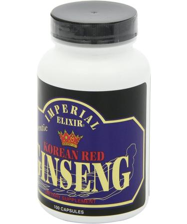 Imperial Elixir Korean Red Ginseng 300 mg 100 Capsules - Buy Online on GoSupps.com