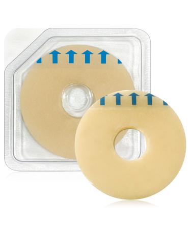Carbou Ostomy Barrier Rings-Outer Diameter: 2" (50mm) 3.5mm Thickness -Pack of 10 Compatible with All Bag Types and Brands 2" (Pack of 10)