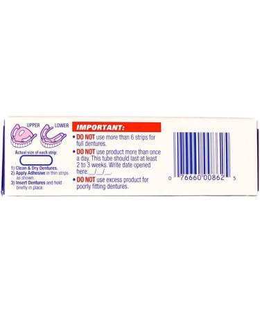Fixodent Denture Adhesive Cream Original Multi 0.75 Oz - Pack of 4 - Buy Online on GoSupps.com