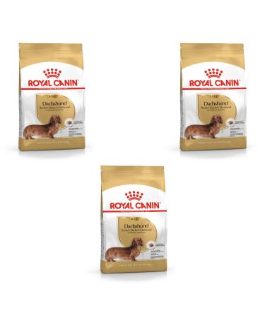 Royal Canin Adult Dachshund | Pack of 3 | 3 x 500 g | Complete Food for Dogs | Specially designed for Adult Dachshunds | Can Help Protect Bones and Joints