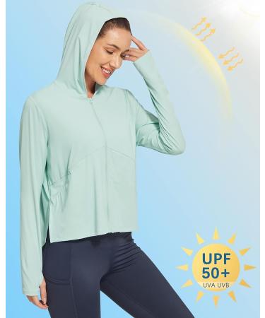 G4Free Women's UPF 50+ Sun Protection Hoodie Jacket - Mint Green - Size Large - Buy Online on GoSupps.com