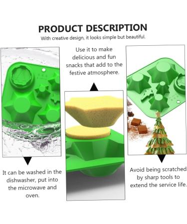 Cabilock Candy Chocolate 2pcs Biscuit Mold Silicone Molds Silicone Cake Baking DIY Mold Simple Mold Grill Plate Epoxy Resin - Buy Online on GoSupps.com