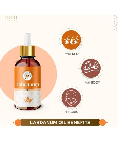 Crysalis Labdanum Oil - Pure Cistus Ladanifer Essential Oil 30ml | International Shipping Available - Buy Online on GoSupps.com
