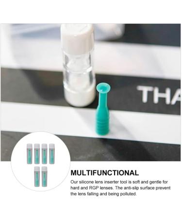 ULTECHNOVO 12 Pcs Contact Lens Suction Stick Contact Lens Plunger Suction Cup Scleral Cup Tweezers Contact Plunger Contact Helper Tool Contact Lens Applicator Remover Abs Rigid Greenx2pcs 5x0.8x0.8cmx2pcs - Buy Online on GoSupps.com