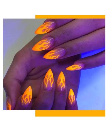 Jascherry 8 Colors Neon Light Poly Nail Gel - Fluorescent Acrylic Nail Extension Gel for Beginners - Bright Builder Gel for Stunning Nail Designs - Buy Online on GoSupps.com