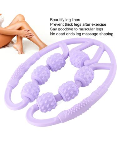 U-Shape Trigger Point Massage Roller - 7-Wheel Muscle Relief for Calves Legs & Arms | International Shipping Available - Buy Online on GoSupps.com