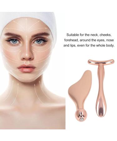 Buy 2-Piece Facial Roller Massage Bars | Metal Eye & Face Massage Tools | Relieve Swelling & Tension | 3D Scooter Massager - Buy Online on GoSupps.com