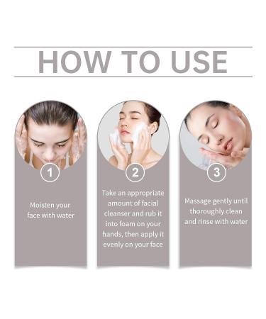 Facial Cleanser - Rich Fine Foam Moisturizing & Skin-Softening Face Wash For Deep Clean(2PCS) - Buy Online on GoSupps.com