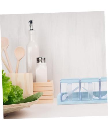 Alipis 1 Set Spice Jar Spices Plastic Containers Jars Seasoning Bottle Square Clamshell Kitchen Utensils BZCFZ216108483B6QV 24.3X9.4X9CM Blue - Buy Online on GoSupps.com